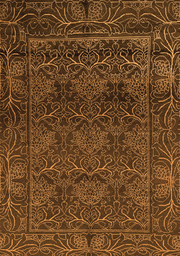 Persian Orange Bohemian Rug, abs1676org