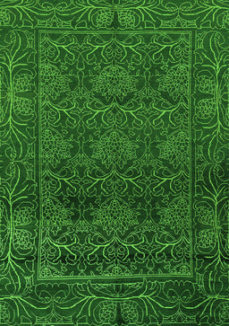 Persian Green Bohemian Rug, abs1676grn