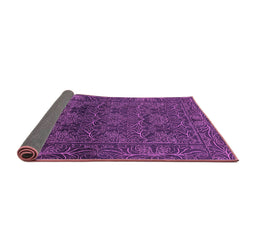 Sideview of Persian Purple Bohemian Rug, abs1676pur