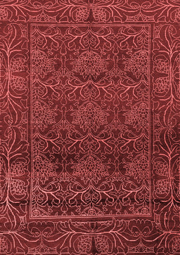 Persian Red Bohemian Area Rugs