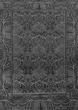 Persian Gray Bohemian Rug, abs1676gry