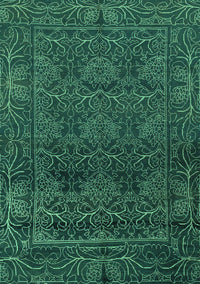 Persian Turquoise Bohemian Rug, abs1676turq