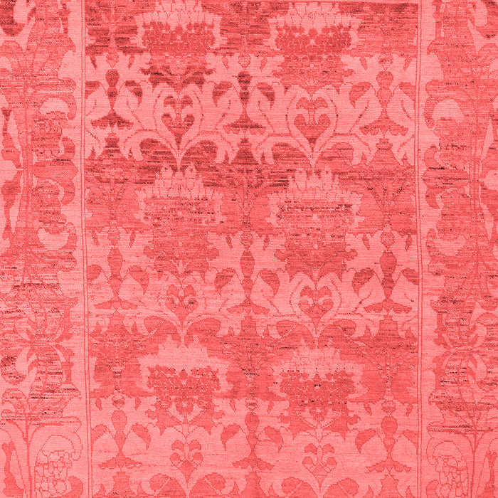Machine Washable Oriental Red Traditional Rug, wshabs1677red