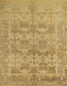 Abstract Yellow Oriental Rug, abs1677