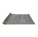 Sideview of Oriental Gray Traditional Rug, abs1677gry