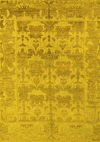 Oriental Yellow Traditional Rug, abs1677yw