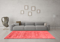 Machine Washable Oriental Red Traditional Rug, wshabs1677red