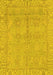 Oriental Yellow Traditional Rug, abs1678yw