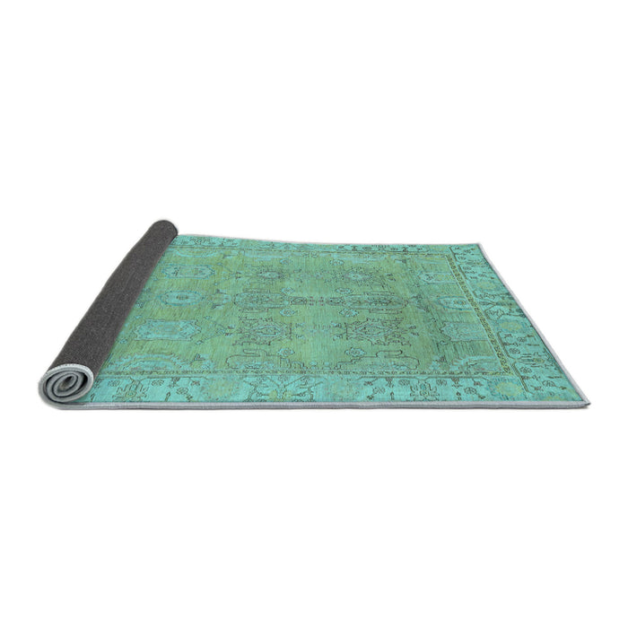 Sideview of Oriental Light Blue Traditional Rug, abs1678lblu
