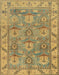 Abstract Gold Oriental Rug, abs1679