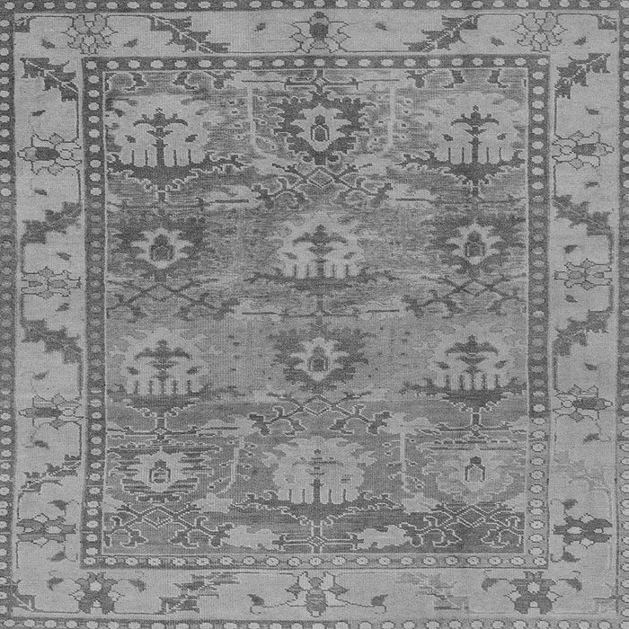 Square Machine Washable Oriental Gray Traditional Rug, wshabs1679gry
