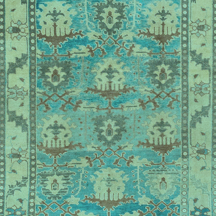 Oriental Light Blue Traditional Rug, abs1679lblu