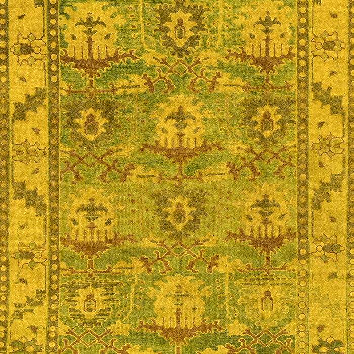 Oriental Yellow Traditional Rug, abs1679yw