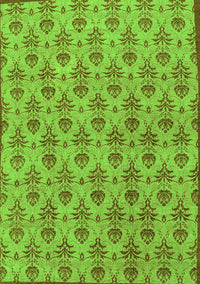 Abstract Green Modern Rug, abs167grn