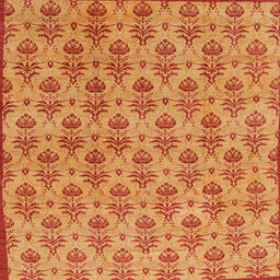 Square Abstract Orange Red Modern Rug, abs167