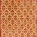 Square Abstract Orange Red Modern Rug, abs167