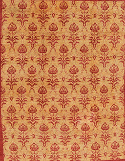 Abstract Orange Red Modern Rug, abs167
