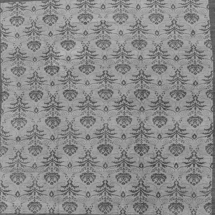 Square Abstract Gray Modern Rug, abs167gry