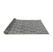 Sideview of Abstract Gray Modern Rug, abs167gry