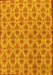 Abstract Yellow Modern Rug, abs167yw