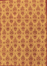 Abstract Brown Modern Rug, abs167brn