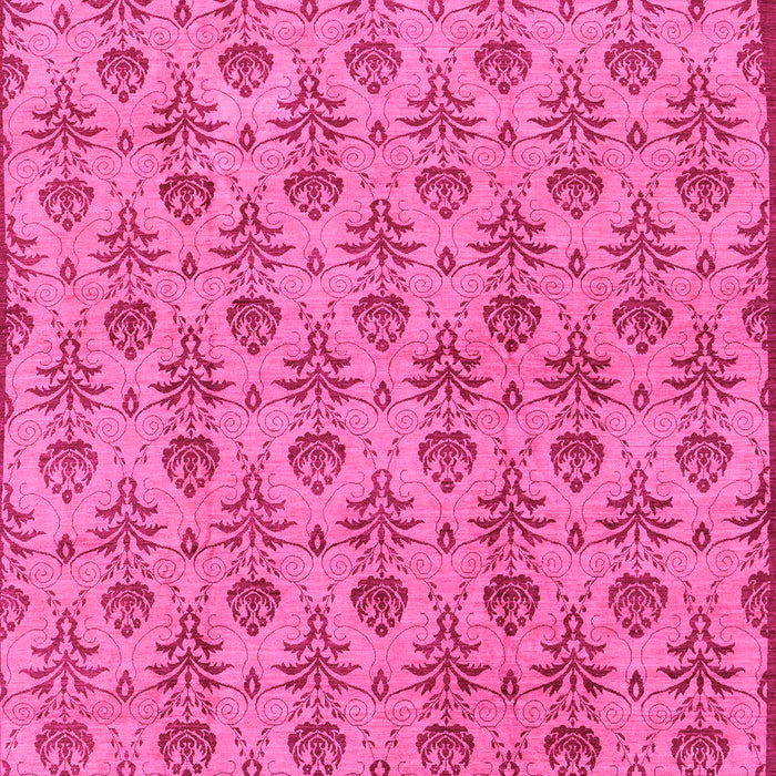 Machine Washable Abstract Pink Modern Rug, wshabs167pnk