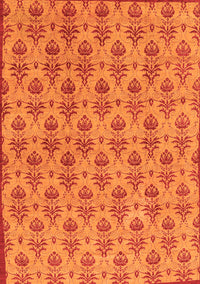 Abstract Orange Modern Rug, abs167org