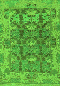 Abstract Green Modern Rug, abs1680grn