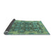 Sideview of Abstract Light Blue Modern Rug, abs1680lblu