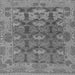 Square Machine Washable Abstract Gray Modern Rug, wshabs1680gry