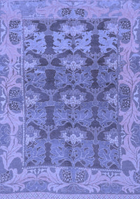 Abstract Blue Modern Rug, abs1680blu