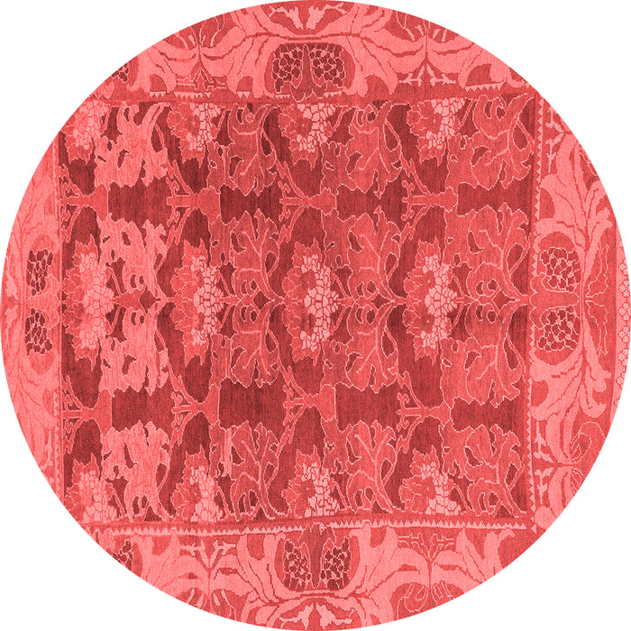 Machine Washable Abstract Red Modern Rug, wshabs1680red