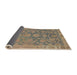 Sideview of Abstract Brown Modern Rug, abs1681