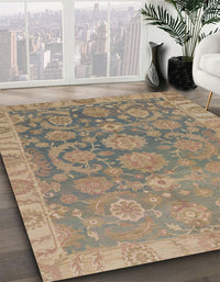 Abstract Brown Modern Rug, abs1681