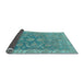 Sideview of Abstract Light Blue Modern Rug, abs1681lblu