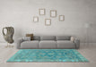 Machine Washable Abstract Light Blue Modern Rug in a Living Room, wshabs1681lblu