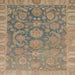 Square Machine Washable Abstract Brown Rug, wshabs1681