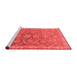 Modern Red Washable Rugs