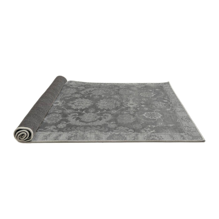 Sideview of Abstract Gray Modern Rug, abs1681gry