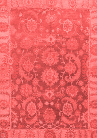 Abstract Red Modern Rug, abs1681red