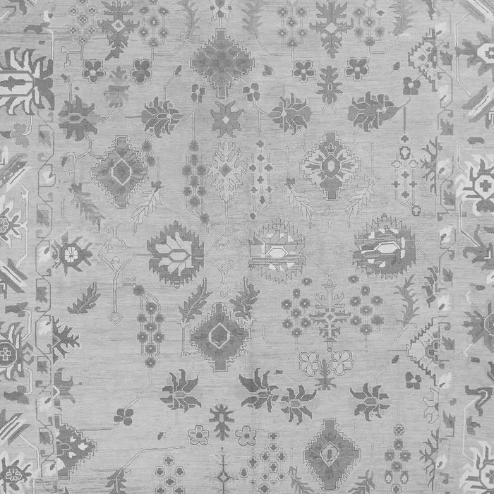 Machine Washable Oriental Gray Traditional Rug, wshabs1682gry