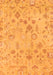 Machine Washable Oriental Orange Traditional Area Rugs, wshabs1682org