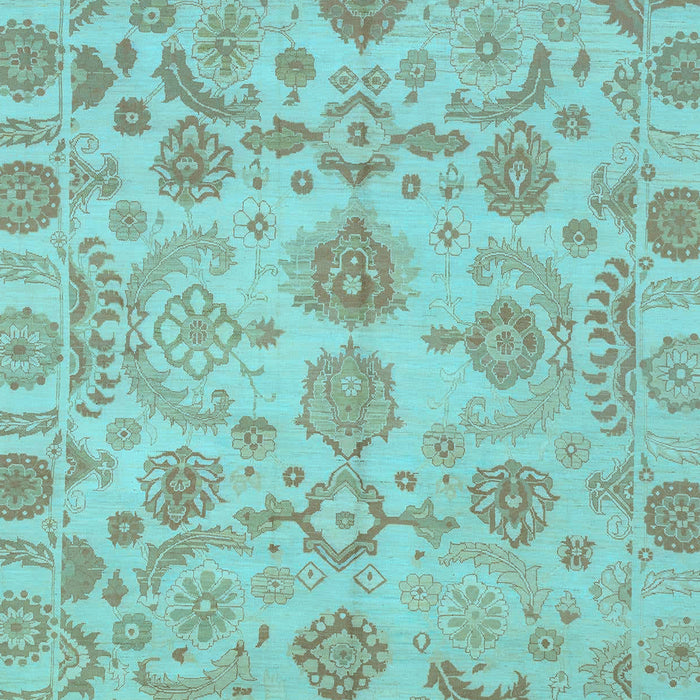 Oriental Light Blue Traditional Rug, abs1683lblu