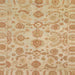 Square Machine Washable Abstract Orange Rug, wshabs1683