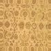 Square Oriental Brown Traditional Rug, abs1683brn