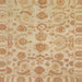 Square Abstract Orange Oriental Rug, abs1683