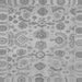 Square Machine Washable Oriental Gray Traditional Rug, wshabs1683gry