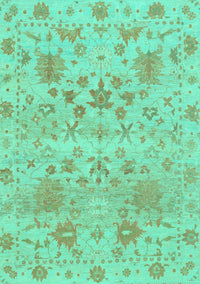 Oriental Turquoise Traditional Rug, abs1684turq