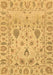 Abstract Brown Modern Rug, abs1685brn