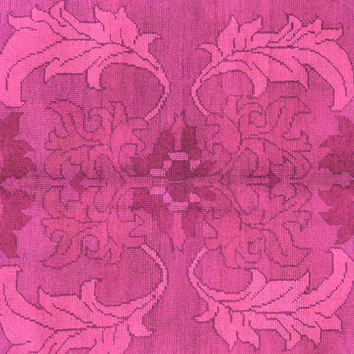 Square Machine Washable Abstract Pink Modern Rug, wshabs1686pnk